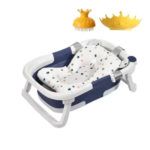 Portable Collapsible Baby Bathtub for Newborn