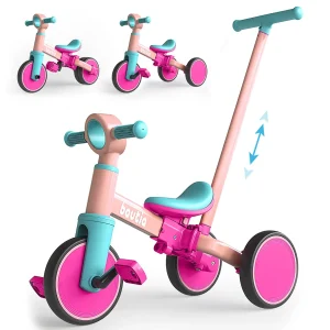 5 in1 Kid Tricycle for Toddlers 1-3 Bike for Boys /Girls